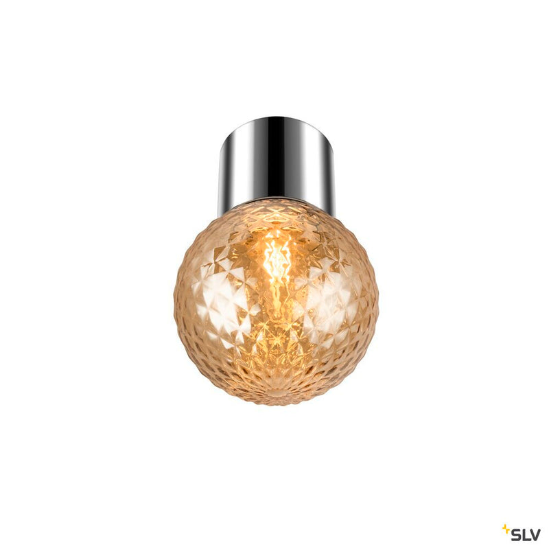 SLV 1008023 VARYT glass shade, Diamant amber