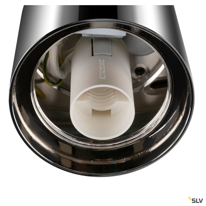 SLV 1008101 VARYT, ceiling-mounted light, round, 1x max. 6 W, E14, chrome