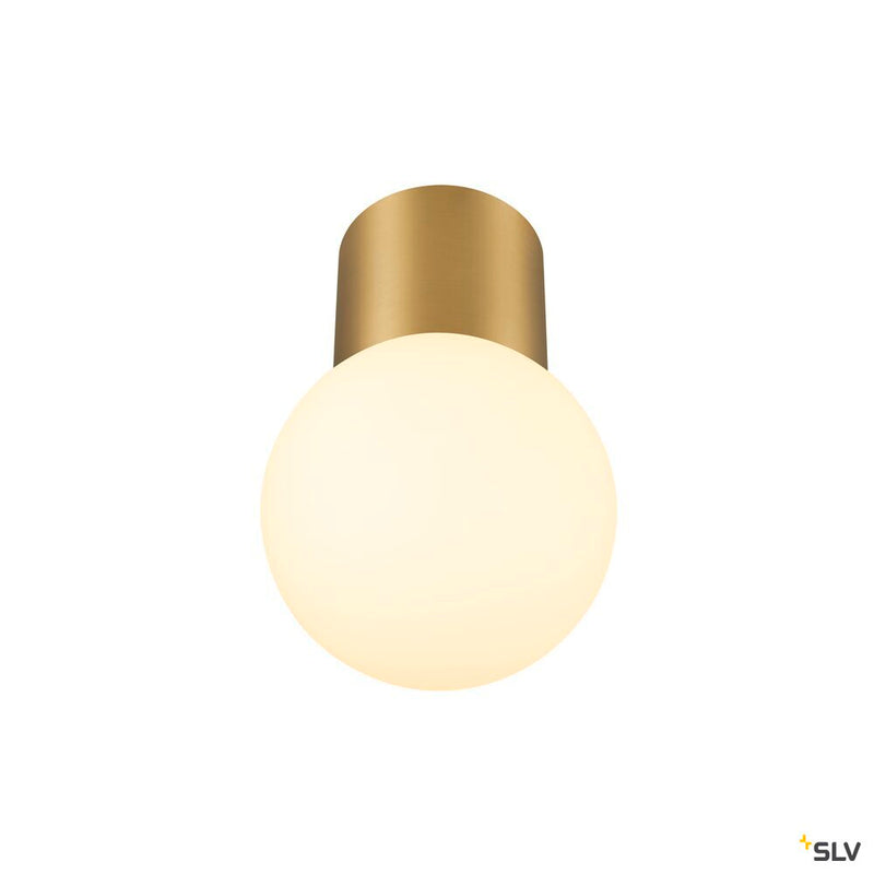 SLV 1008102 VARYT, ceiling-mounted light, round, 1x max. 6 W, E14, brass