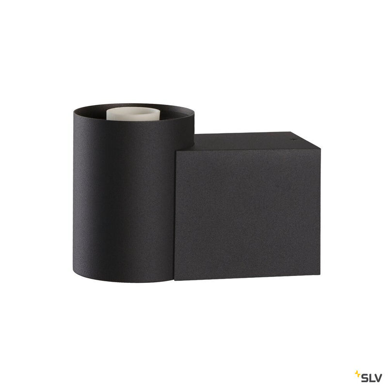 SLV 1008104 VARYT, wall-mounted light, round, 1x max. 6 W, E14, black