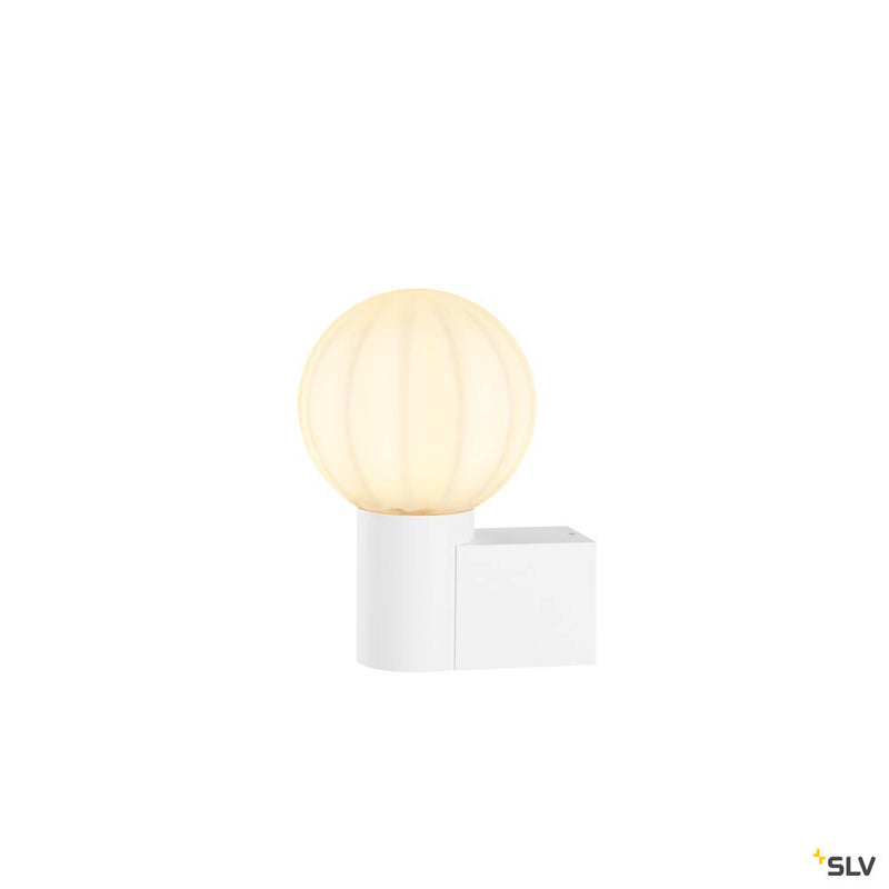 SLV 1008105 VARYT, wall-mounted light, round, 1x max. 6 W, E14, white