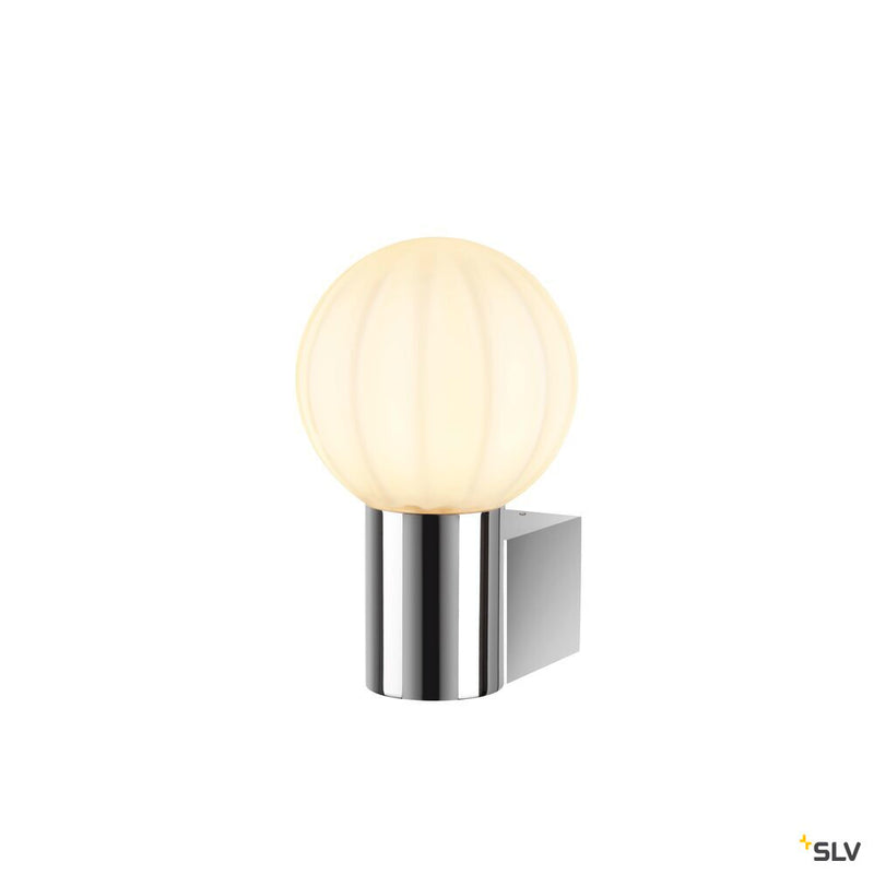 SLV 1008106 VARYT, wall-mounted light, round, 1x max. 6 W, E14, chrome