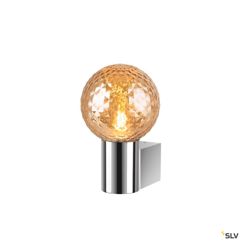 SLV 1008023 VARYT glass shade, Diamant amber