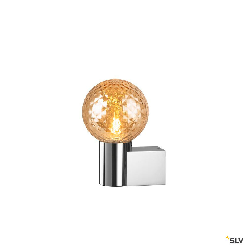 SLV 1008106 VARYT, wall-mounted light, round, 1x max. 6 W, E14, chrome