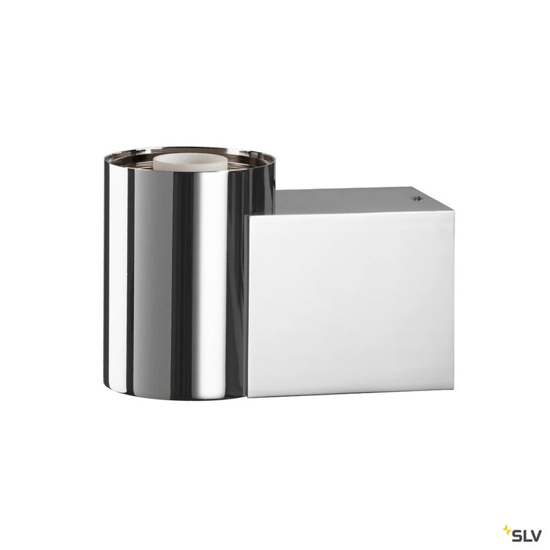 SLV 1008106 VARYT, wall-mounted light, round, 1x max. 6 W, E14, chrome
