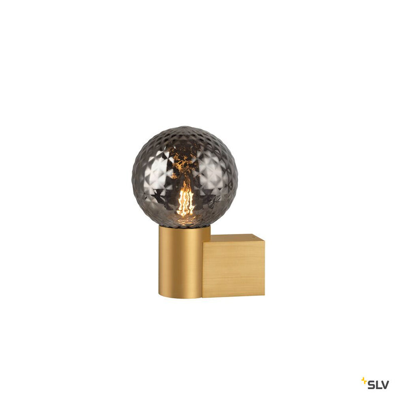SLV 1008107 VARYT, wall-mounted light, round, 1x max. 6 W, E14, brass