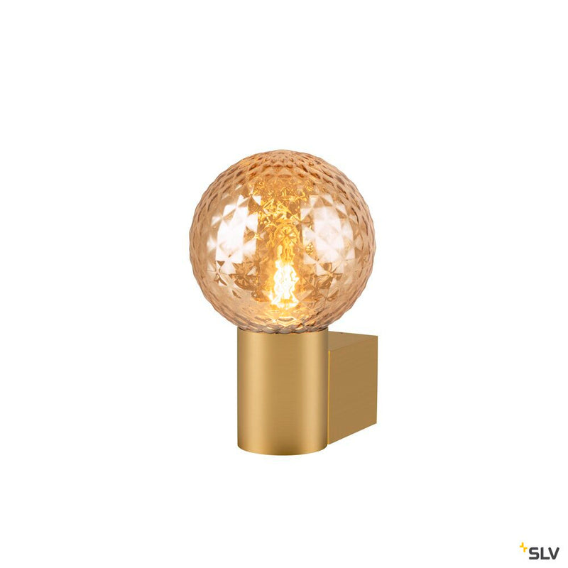 SLV 1008107 VARYT, wall-mounted light, round, 1x max. 6 W, E14, brass