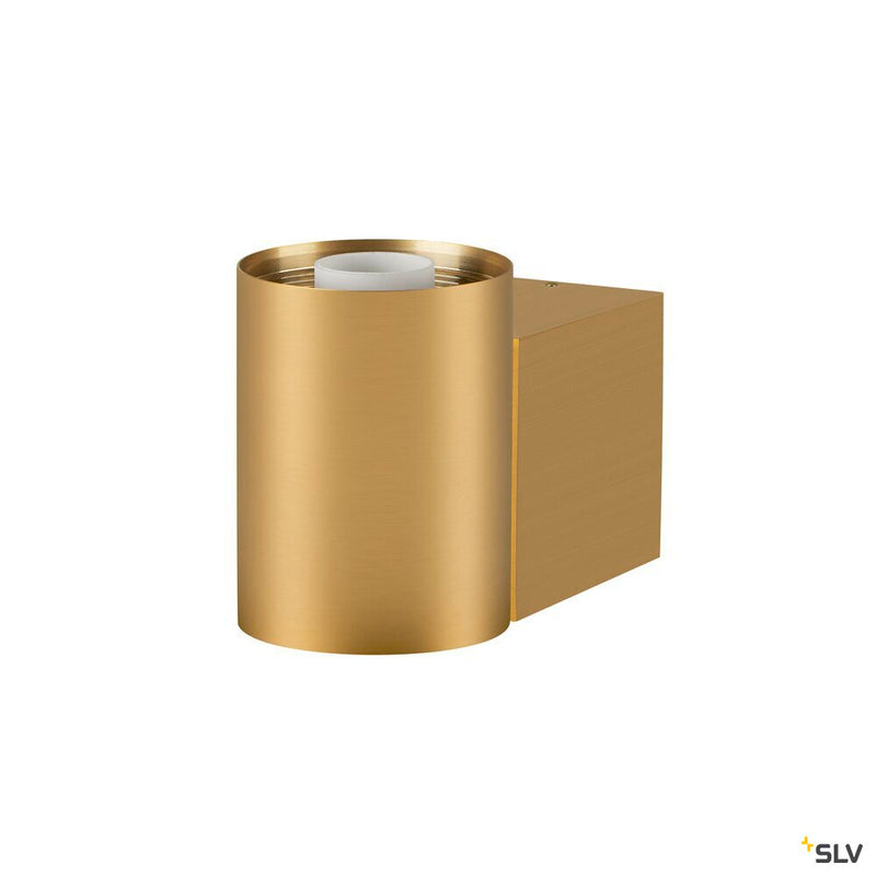 SLV 1008107 VARYT, wall-mounted light, round, 1x max. 6 W, E14, brass