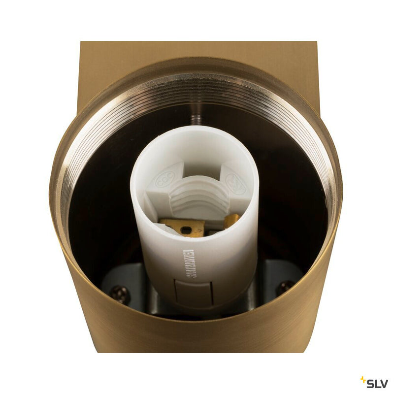 SLV 1008107 VARYT, wall-mounted light, round, 1x max. 6 W, E14, brass