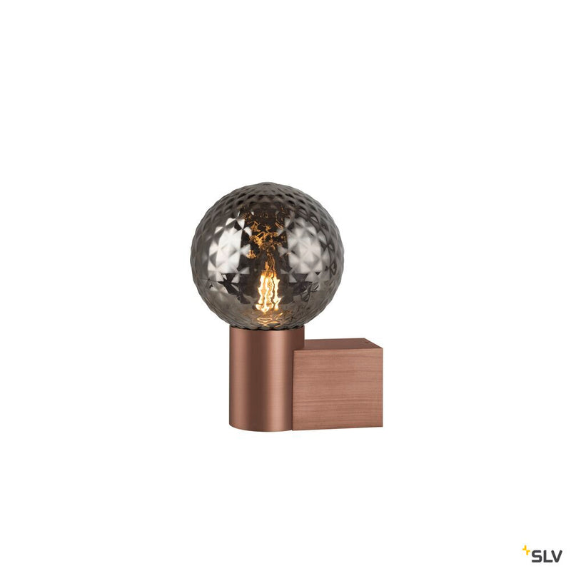SLV 1008108 VARYT, wall-mounted light, round, 1x max. 6 W, E14, copper