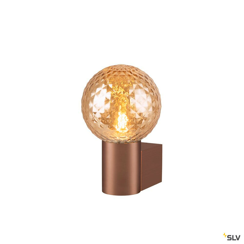 SLV 1008108 VARYT, wall-mounted light, round, 1x max. 6 W, E14, copper
