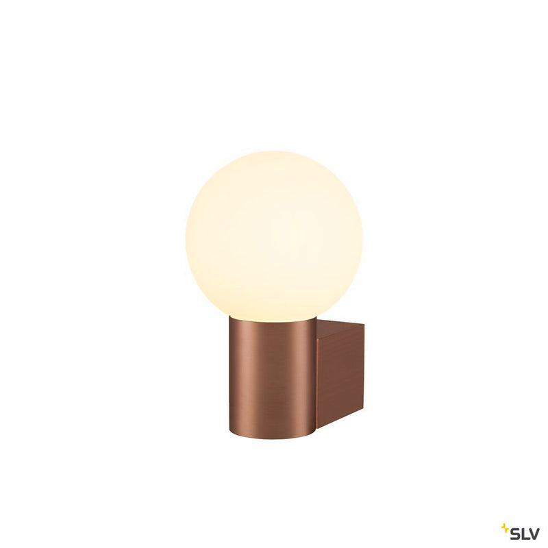 SLV 1008108 VARYT, wall-mounted light, round, 1x max. 6 W, E14, copper