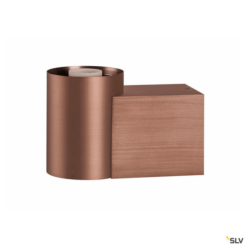 SLV 1008108 VARYT, wall-mounted light, round, 1x max. 6 W, E14, copper
