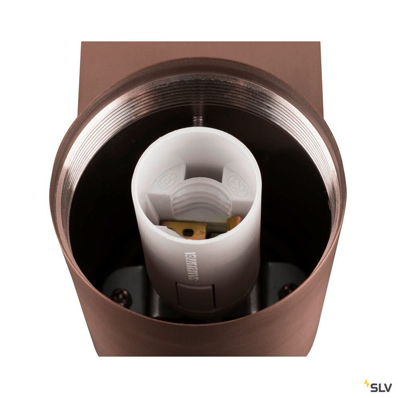 SLV 1008108 VARYT, wall-mounted light, round, 1x max. 6 W, E14, copper