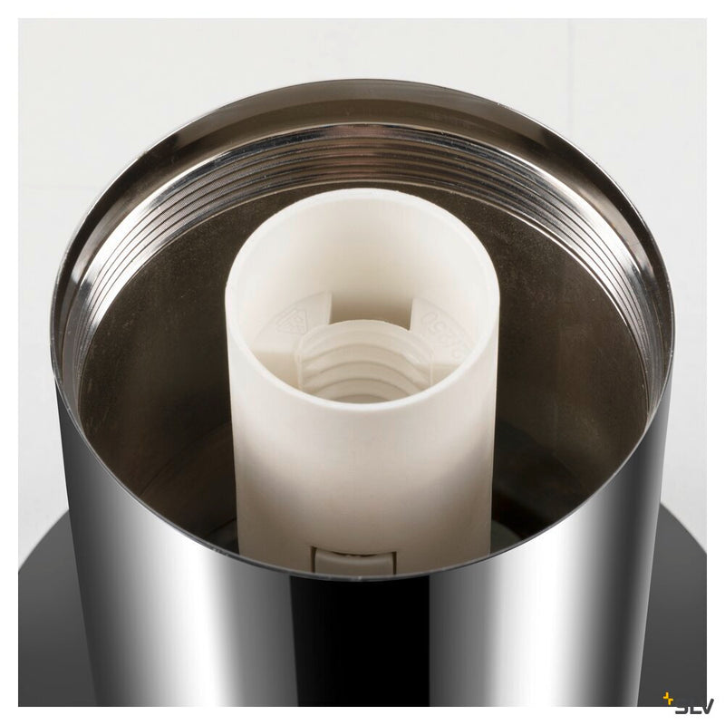 SLV 1008111 VARYT, table lamp, round, 1x max. 6 W, E14, chrome