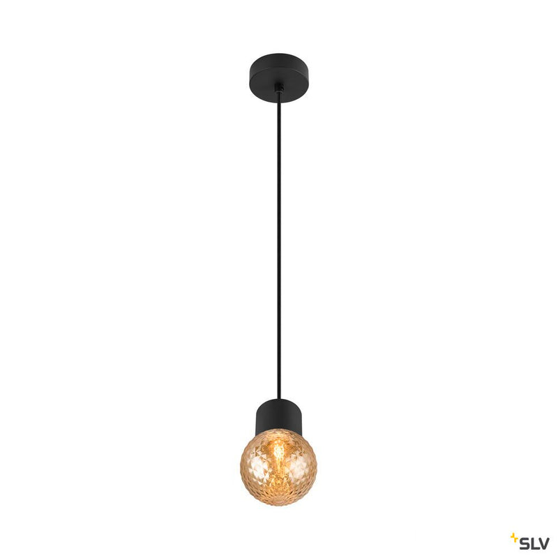SLV 1008114 VARYT, pendant light, E14, pendant length 150 cm, 1x max. 6 W, black