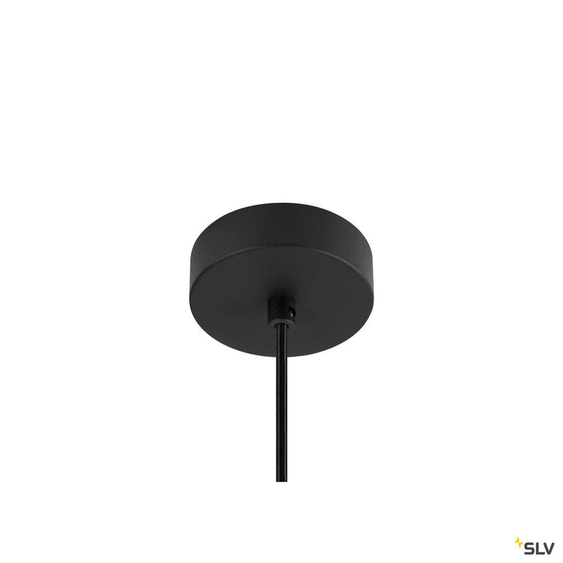 SLV 1008114 VARYT, pendant light, E14, pendant length 150 cm, 1x max. 6 W, black