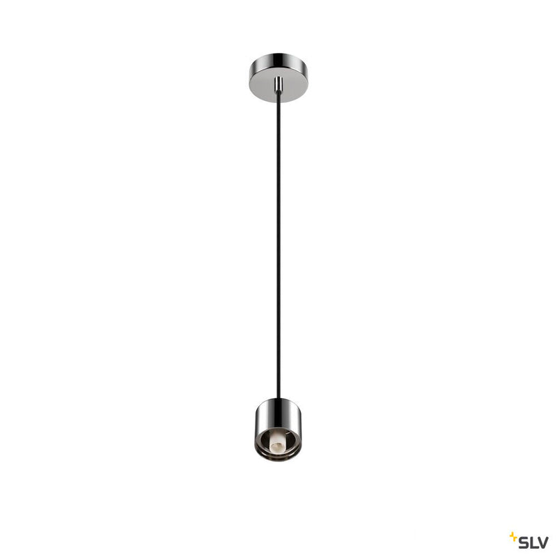 SLV 1008116 VARYT, pendant light, E14, pendant length 150 cm, 1x max. 6 W, chrome