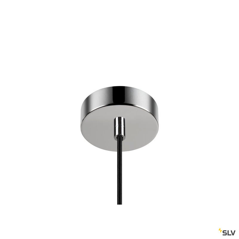 SLV 1008116 VARYT, pendant light, E14, pendant length 150 cm, 1x max. 6 W, chrome