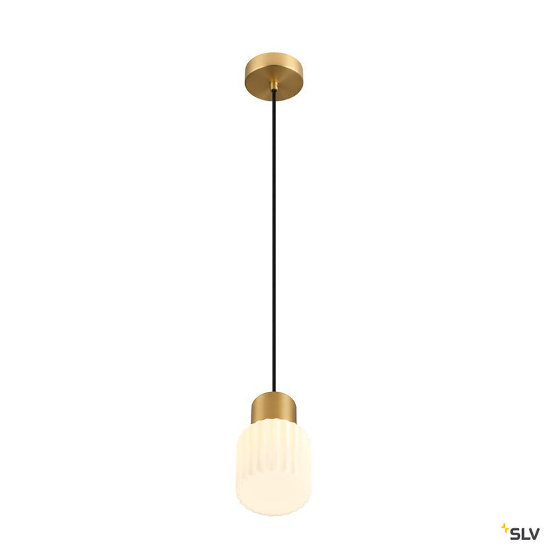 SLV 1007860 VARYT glass shade, pleated