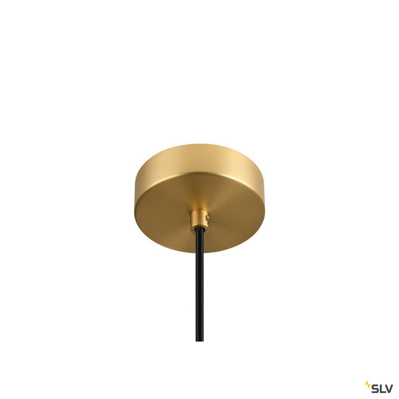 SLV 1008117 VARYT, pendant light, E14, pendant length 150 cm, 1x max. 6 W, brass