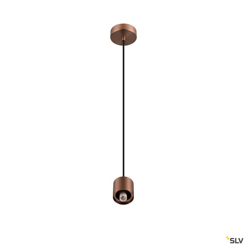 SLV 1008118 VARYT, pendant light, E14, pendant length 150 cm, 1x max. 6 W, copper
