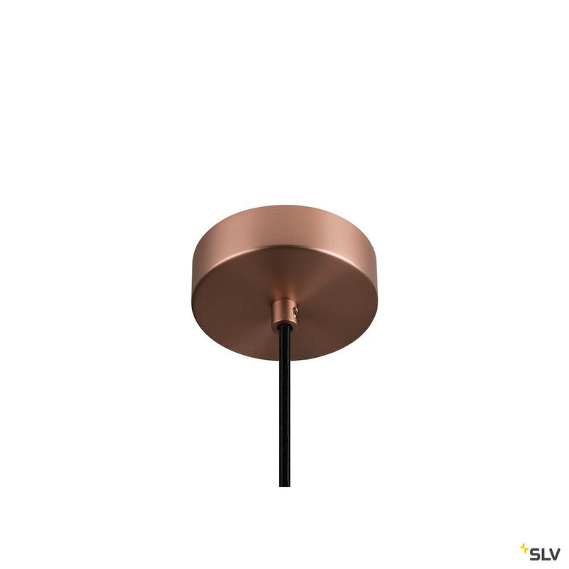 SLV 1008118 VARYT, pendant light, E14, pendant length 150 cm, 1x max. 6 W, copper