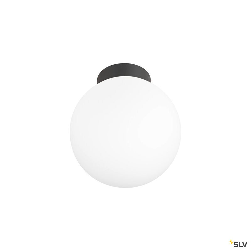 SLV 1008125 SUN 20, ceiling-mounted light, round, 1x max. 60 W, E27, black