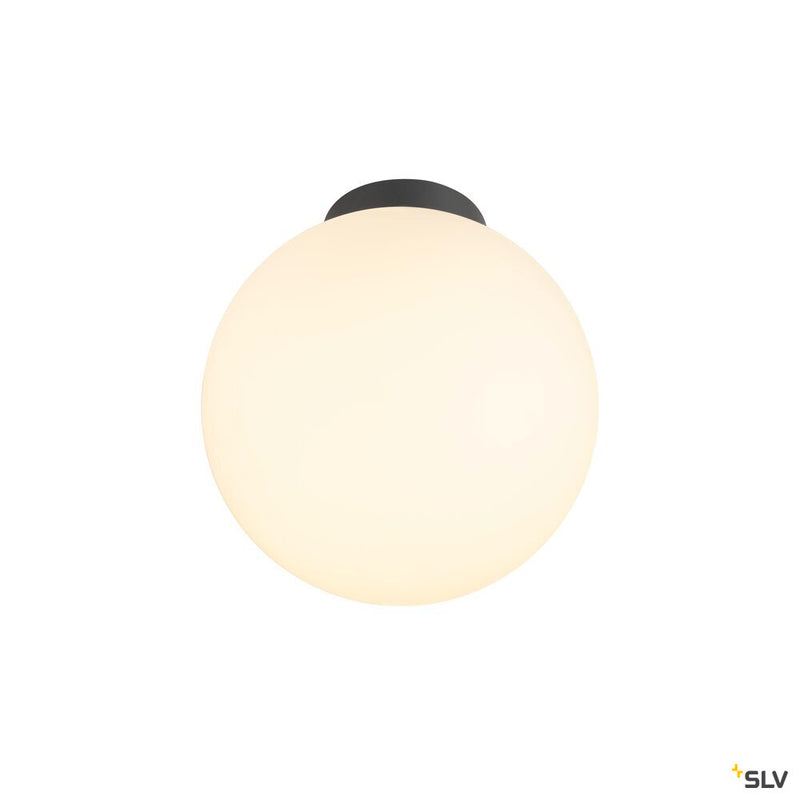 SLV 1008127 SUN 30, ceiling-mounted light, round, 1x max. 60 W, E27, black