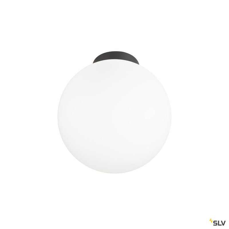 SLV 1008127 SUN 30, ceiling-mounted light, round, 1x max. 60 W, E27, black