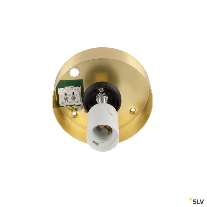 SLV 1008128 SUN 30, ceiling-mounted light, round, 1x max. 60 W, E27, gold