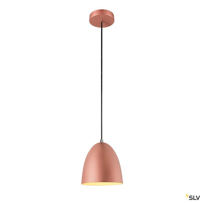 SLV 1008130 PARA CONE 20, pendant light, pendant length 250 cm, E27, 1x max. 60 W, copper / white