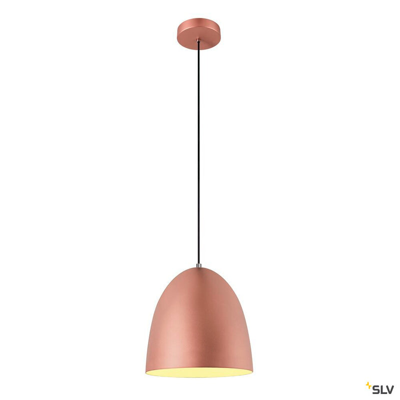 SLV 1008132 PARA CONE 30, pendant light, pendant length 250 cm, E27, 1x max. 60 W, copper / white