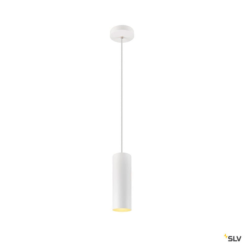 SLV 1008133 ENOLA®, pendant light, pendant length 150 cm, E27, 1x max. 50 W, matt white