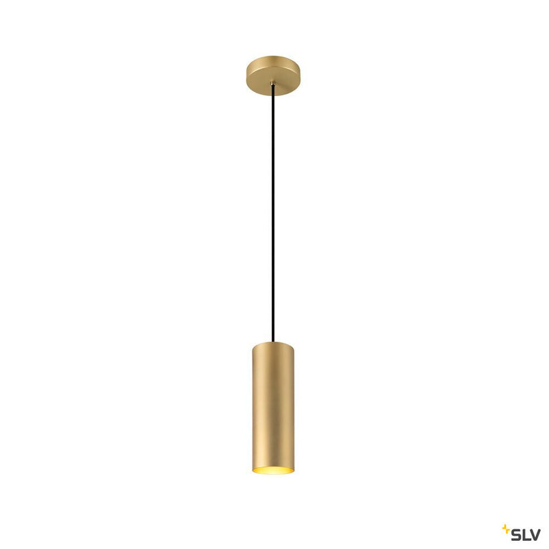 SLV 1008134 ENOLA®, pendant light, pendant length 150 cm, E27, 1x max. 50 W, matt gold