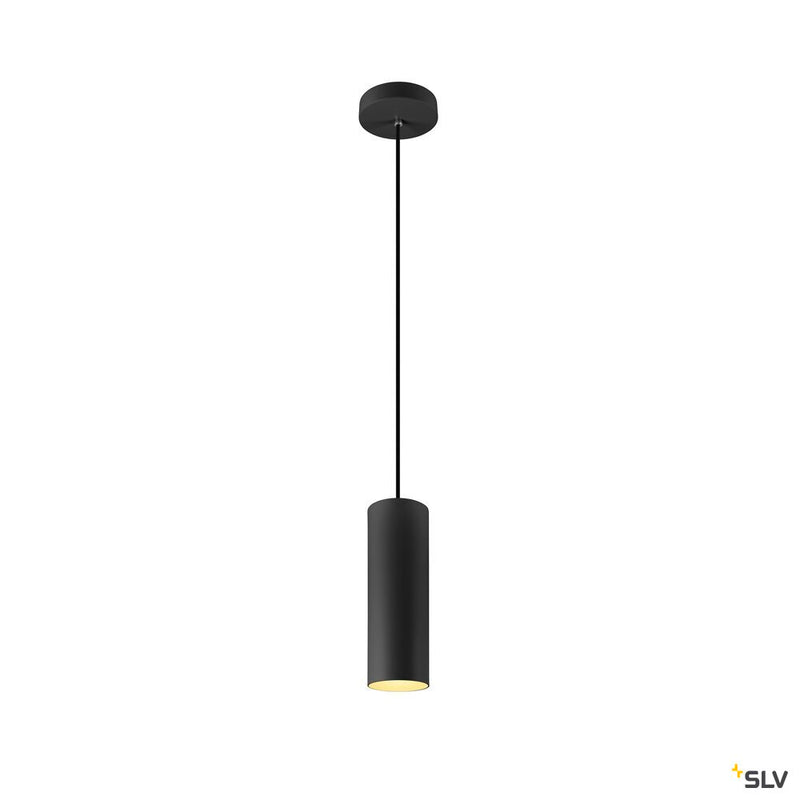 SLV 1008135 ENOLA®, pendant light, pendant length 150 cm, E27, 1x max. 50 W, matt black