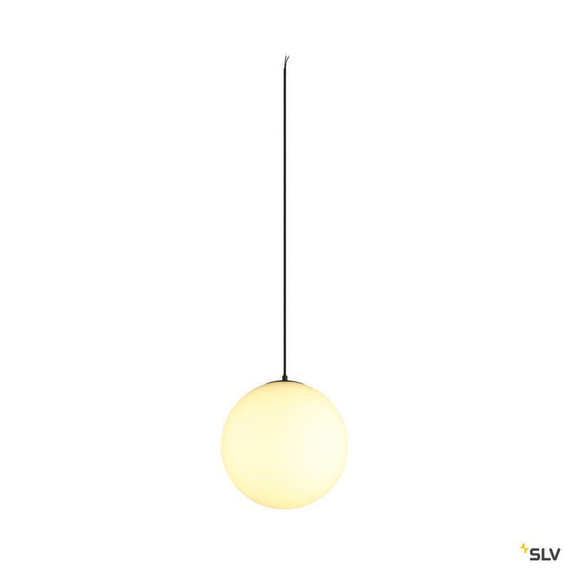 SLV 1008137 SUN 30, pendant light, E27, open cable end, 1x max. 40 W, matt black
