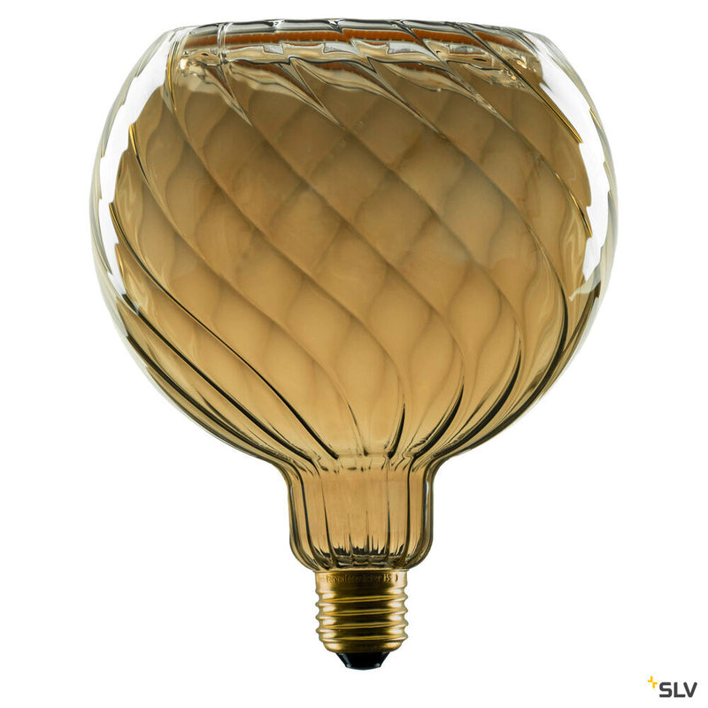 SLV 1008151 LED Floating Globe 150 twisted, LED bulb, smokey grey, E27, PHASE, 6 W, 1900 K
