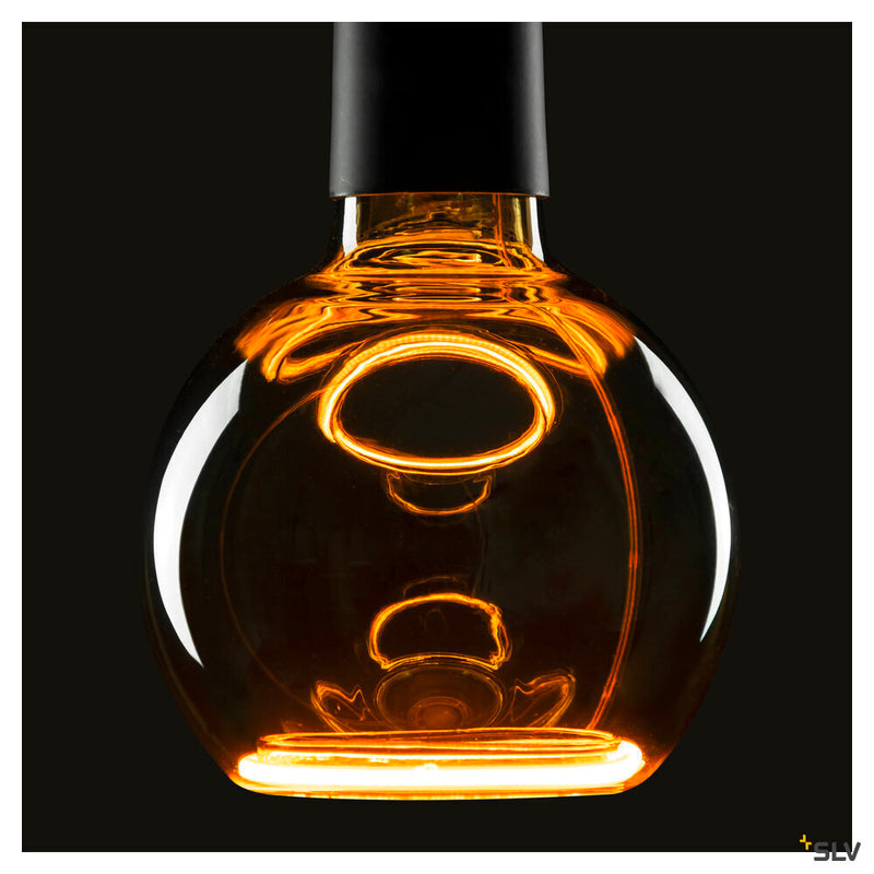 SLV 1008155 LED Floating Globe 125, LED bulb, smokey black, E27, PHASE, 6 W, 1900 K