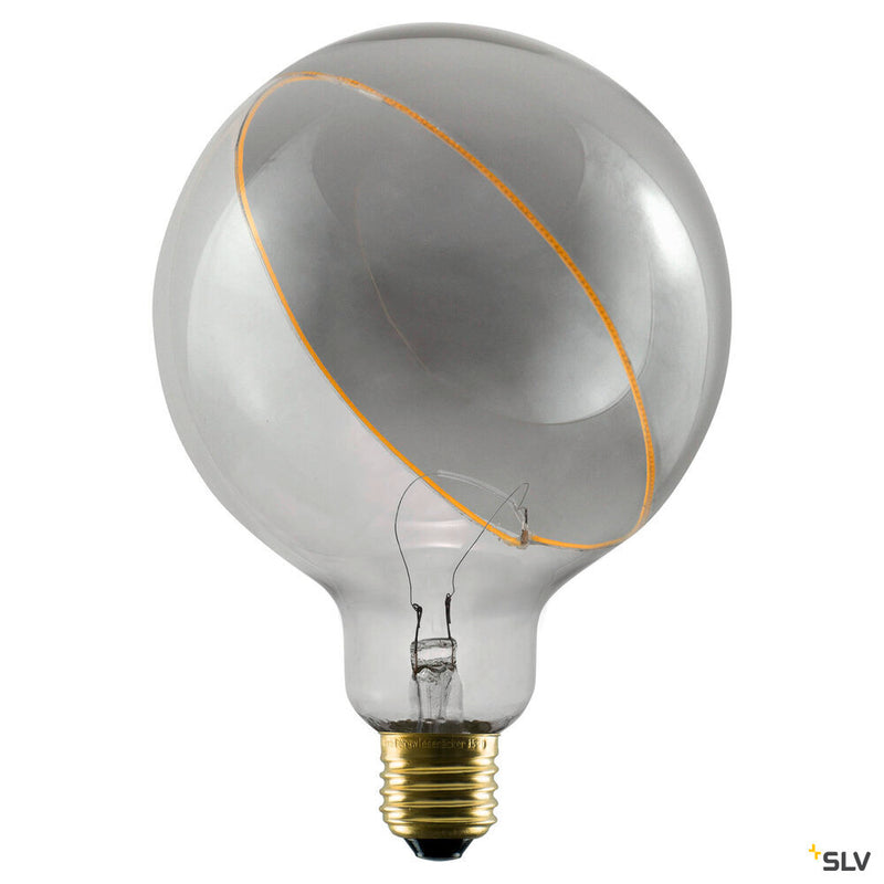 SLV 1008160 LED Illusion Globe 125 slanting top, LED bulb, smokey, E27, PHASE, 5 W, 2200 K
