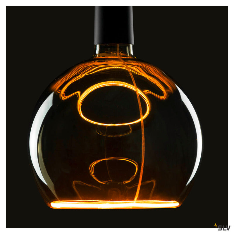 SLV 1008164 LED Floating Globe 200, LED bulb, smokey black, E27, PHASE, 6 W, 1900 K