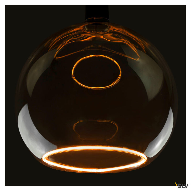SLV 1008165 LED Floating Globe 300, LED bulb, smokey black, E27, PHASE, 8 W, 1900 K