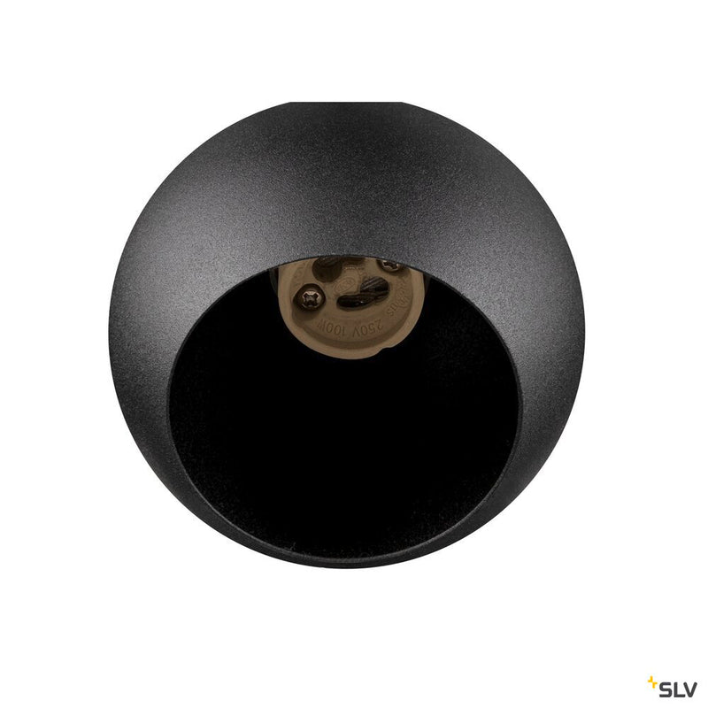 SLV 1008168 LIGHT EYE® 90, 1~ pendant light, GU10, pendant length 150 cm, 1x max. 6 W, matt black
