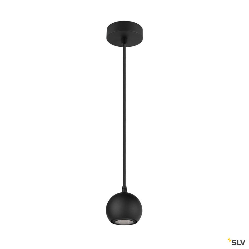 SLV 1008172 LIGHT EYE® 90, pendant light, GU10, pendant length 150 cm, 1x max. 6 W, matt black