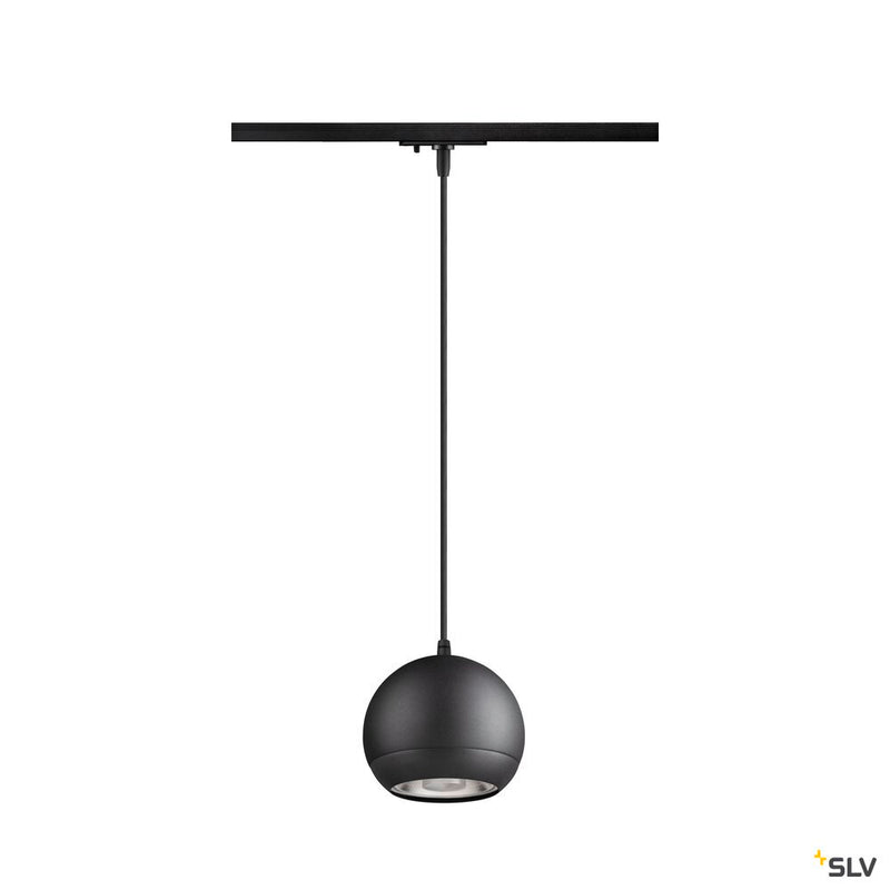 SLV 1008174 LIGHT EYE® 150, 1~ pendant light, GU10, pendant length 150 cm, 1x max. 13 W, matt black
