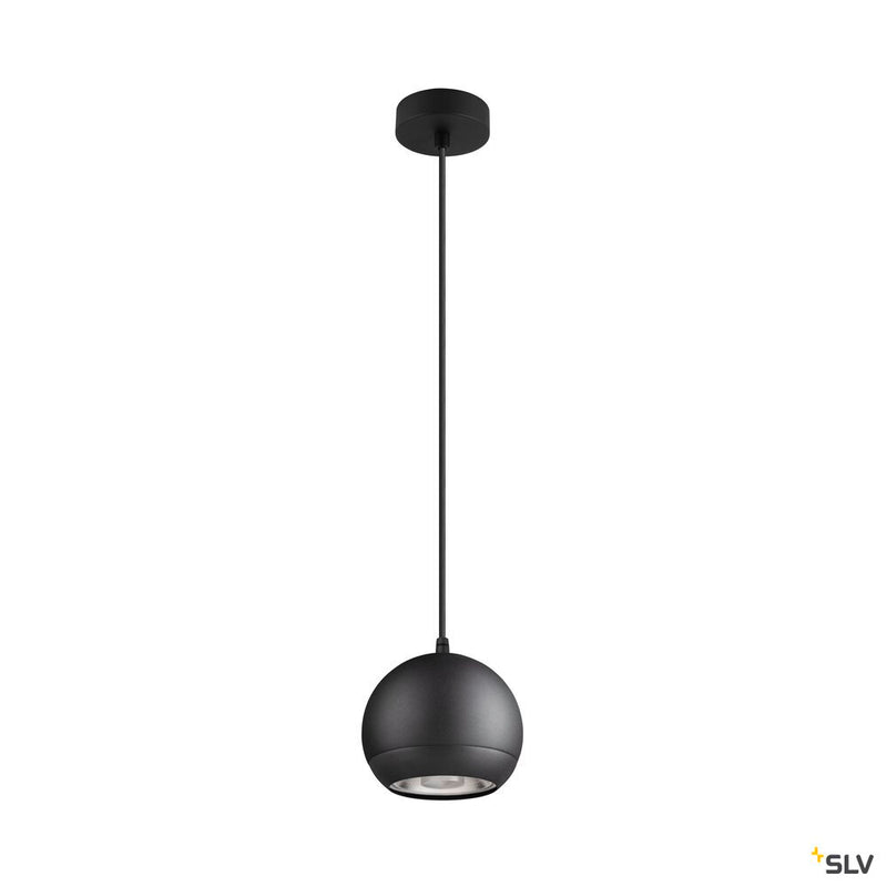SLV 1008178 LIGHT EYE® 150, pendant light, GU10, pendant length 150 cm, 1x max. 13 W, matt black