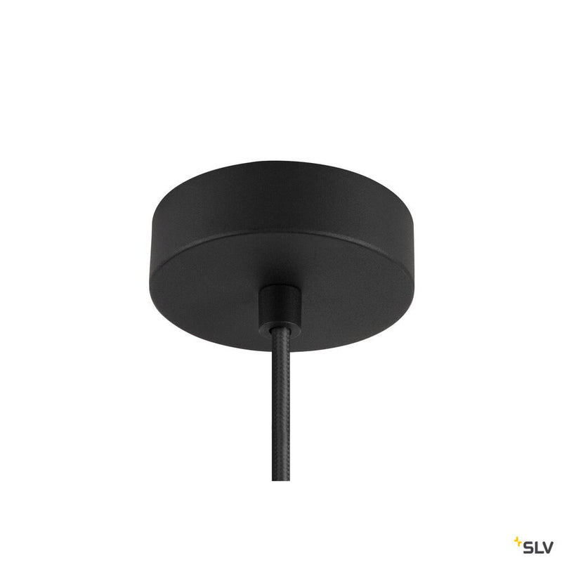 SLV 1008178 LIGHT EYE® 150, pendant light, GU10, pendant length 150 cm, 1x max. 13 W, matt black