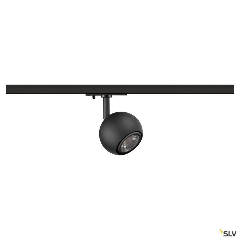 SLV 1008180 LIGHT EYE® 90, 1~ spotlight, round, GU10, 1x max. 6 W, matt black