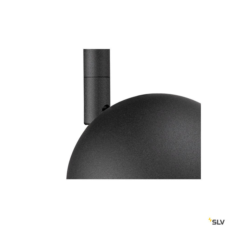 SLV 1008180 LIGHT EYE® 90, 1~ spotlight, round, GU10, 1x max. 6 W, matt black