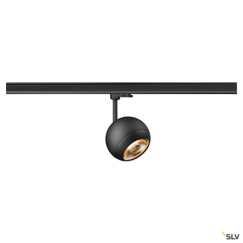 SLV 1008184 LIGHT EYE ® 150, 3~ spotlight, round, GU10, 1x max. 13 W, matt black